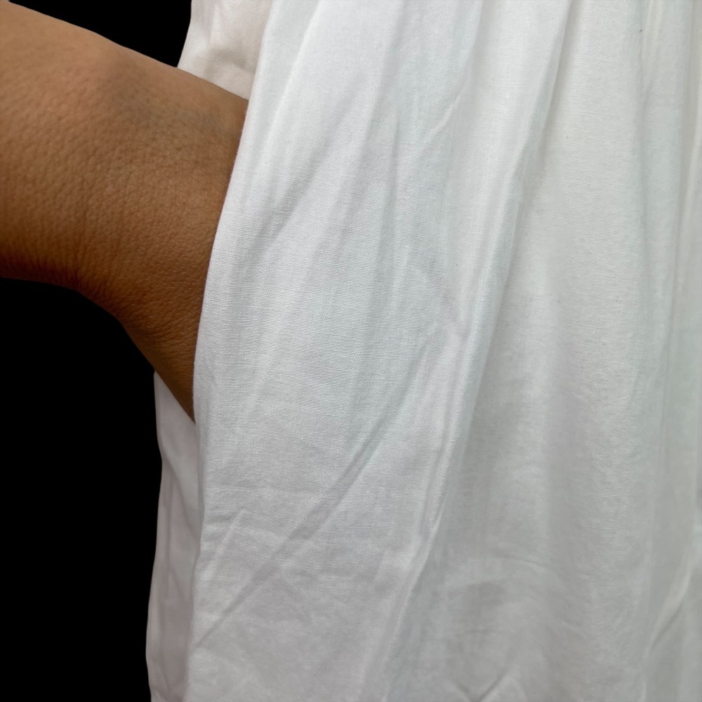 J Crew Sleeveless Tiered Midi Dress White Size 4 - Picture 5 of 8